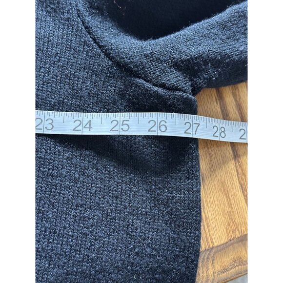 Vintage Red & Black Floral Knit Sweater Long Sleeve Pullover Plus Size 3x - Picture 6 of 7